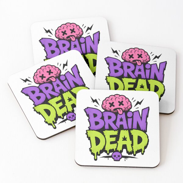 Item preview, Brain Dead Funny Zombie Graphic Shirt | Sarcastic Humor Tee | Funny Gift for Teens Students Gamers designed and sold by QuirkyCloud Designs.