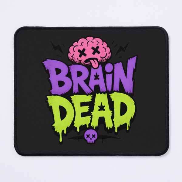 Item preview, Brain Dead Funny Zombie Graphic Shirt | Sarcastic Humor Tee | Funny Gift for Teens Students Gamers designed and sold by QuirkyCloud Designs.