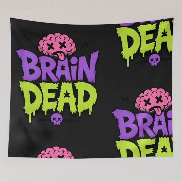 Item preview, Brain Dead Funny Zombie Graphic Shirt | Sarcastic Humor Tee | Funny Gift for Teens Students Gamers designed and sold by QuirkyCloud Designs.