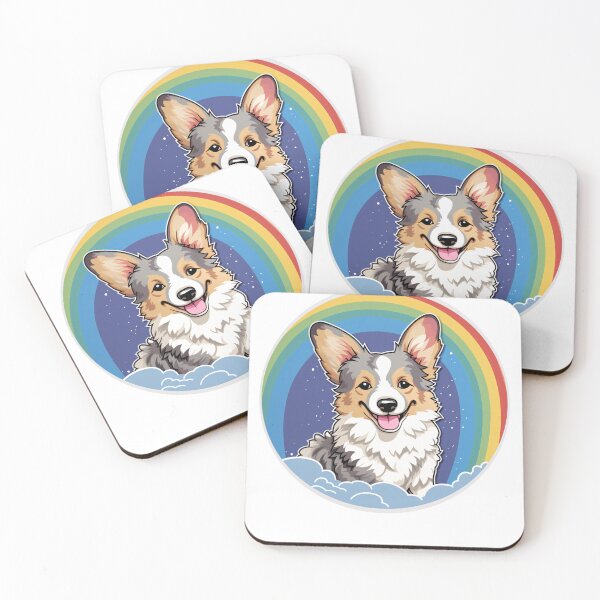 Item preview, Funny Blue Merle Corgi Colorful Rainbow Cute Mom Dad Kids designed and sold by rafaeltto.