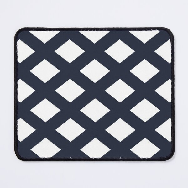 Item preview, Modern Navy Diamond Grid: Geometric Minimal Pattern designed and sold by MoodLay.