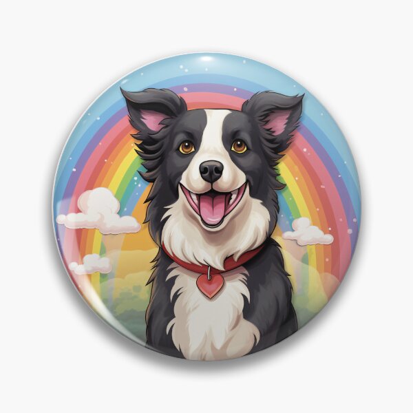 Item preview, Funny Border Collie Colorful Rainbow Cute Mom Dad Kids designed and sold by rafaeltto.