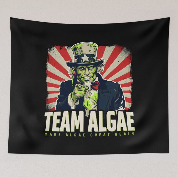 Item preview, Team Algae Shirt Retro Make Algae Great Again Political Satire designed and sold by Redgiant87x.