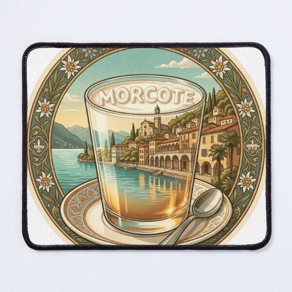 Item preview, Morcote Lakeside Milk Travel Sticker designed and sold by Imaginarium of Chaos falcon88 .