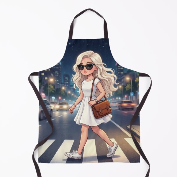 Item preview, Night City Crossing Woman Art designed and sold by Azurart2.