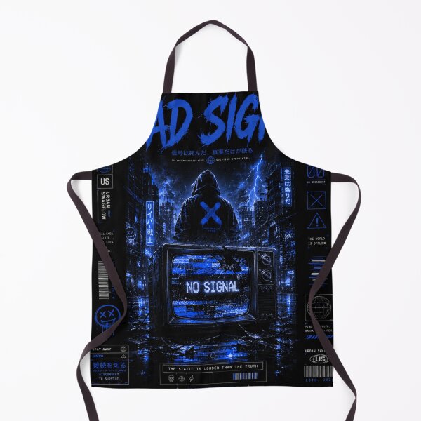 Item preview, Dead Signal – Cyberpunk Streetwear Graphic Tee designed and sold by UrbanSwagFlow.