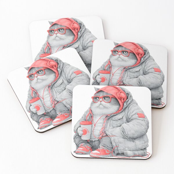 Item preview, Funny  fat cat design designed and sold by GGAUL.
