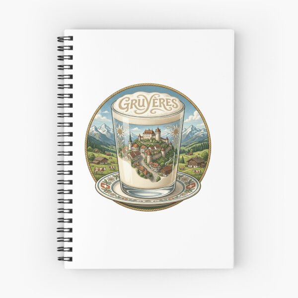 Item preview, Gruyeres Alpine Village Milk Sticker designed and sold by Imaginarium of Chaos falcon88 .