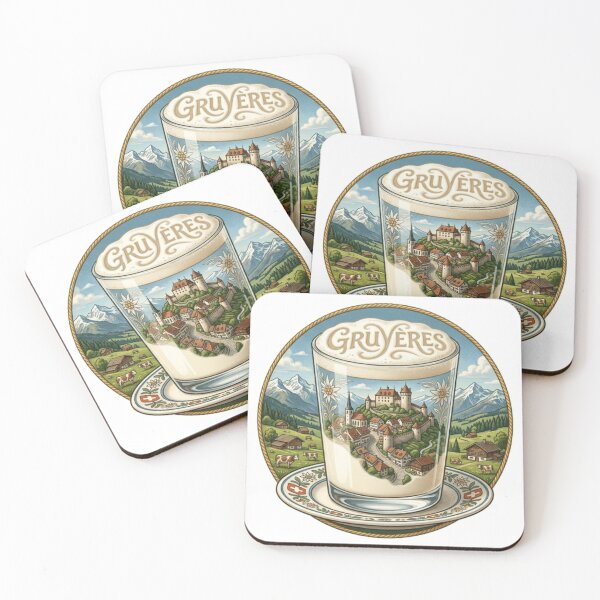 Item preview, Gruyeres Alpine Village Milk Sticker designed and sold by Imaginarium of Chaos falcon88 .
