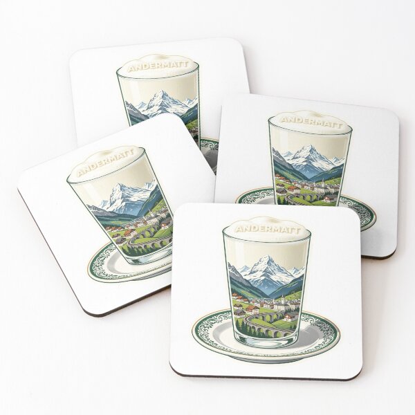 Item preview, Andermatt Mountain Milk Travel Sticker designed and sold by Imaginarium of Chaos falcon88 .