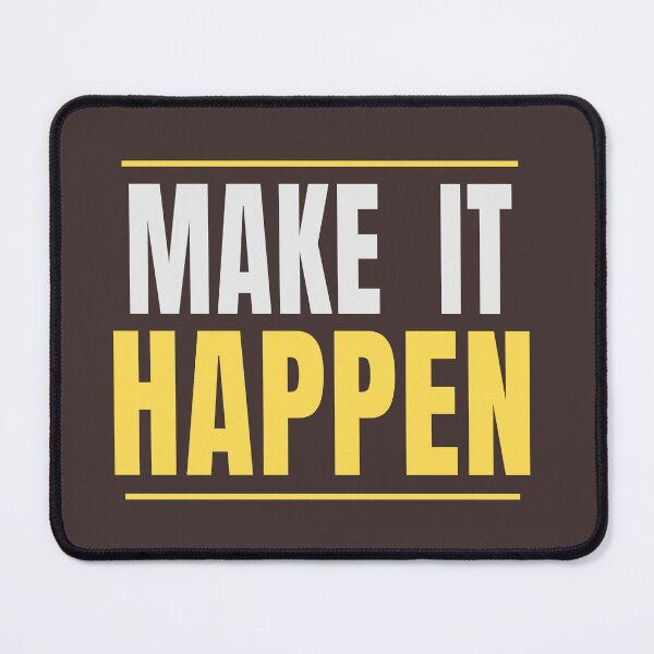 Item preview, Make It Happen Bold Typography Design designed and sold by HeartAndArtShop.