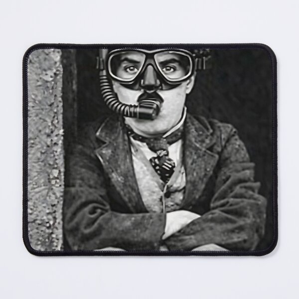 Item preview, Charlie Chaplin Reaction Art | Funny Silent Movie Icon Parody Wall Art & Apparel designed and sold by Awful Whiff Art Co.