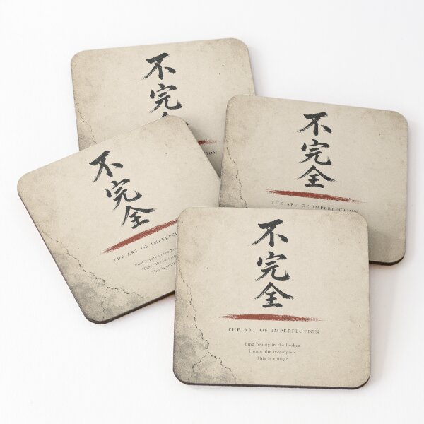 Item preview, Wabi-Sabi Japanese Imperfection Philosophy Sticker/T-Shirt Art designed and sold by Locker39.