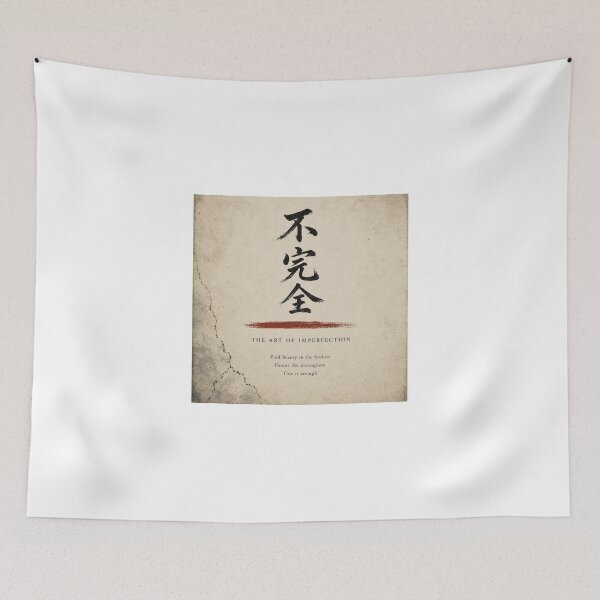 Item preview, Wabi-Sabi Japanese Imperfection Philosophy Sticker/T-Shirt Art designed and sold by Locker39.