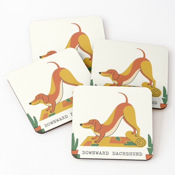 Item preview, Downward Dachshund — Funny Dog Yoga Pose Wiener Dog Lover Tee designed and sold by FirmHoldStudio.