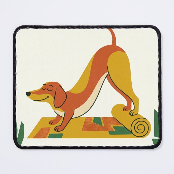 Item preview, Downward Dachshund — Funny Dog Yoga Pose Wiener Dog Lover Tee designed and sold by FirmHoldStudio.