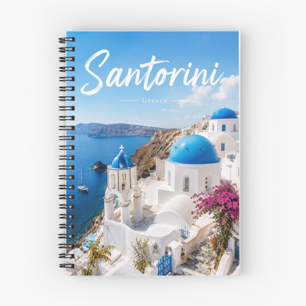 Item preview, Santorini Greece – Blue Domes & Aegean View designed and sold by Sasas Design.