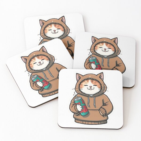 Item preview, No Sleep Just Gaming Cat Sticker designed and sold by Stylestickers55.