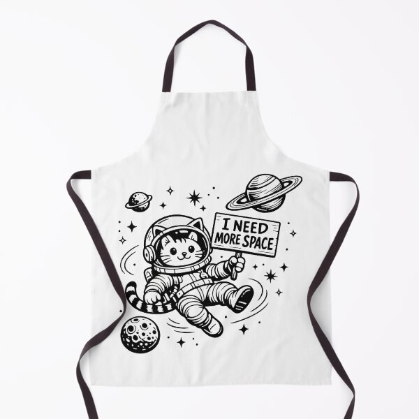 Item preview, I Need More Space Funny Cat Astronaut designed and sold by HandicraftArt.