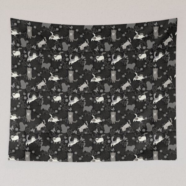 Item preview, Cats Monochromatic designed and sold by Studio Vickn.