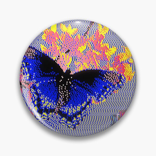 Item preview, Pixelated Blue Morpho designed and sold by Orbhue.