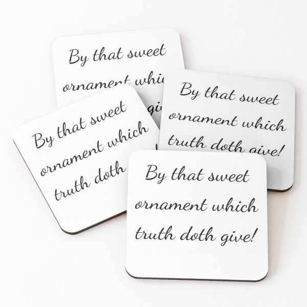 Item preview, "By that sweet ornament which truth doth give!" - handwriting black designed and sold by ariksworld.