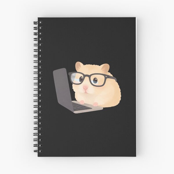 Item preview, Working Hamster Sticker | Cute Study & Laptop Meme designed and sold by Art Fly.