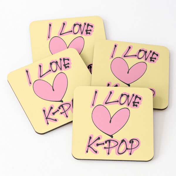 Item preview, I LOVE K-POP Gift For K-POP Fan designed and sold by HugSomeNettles.