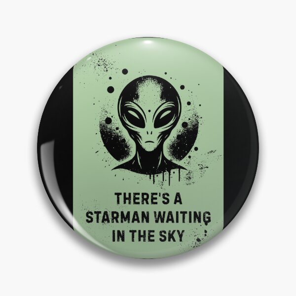 Item preview, There's a starman waiting in the sky designed and sold by MaxCardoso.
