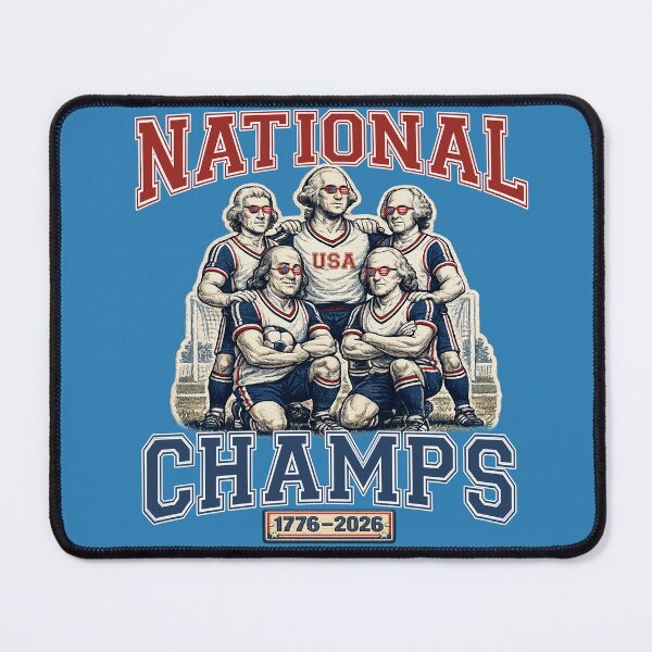 Item preview, Founding Fathers Soccer Team USA Funny 4th of July America 250th Anniversary designed and sold by Youngkev-arts.