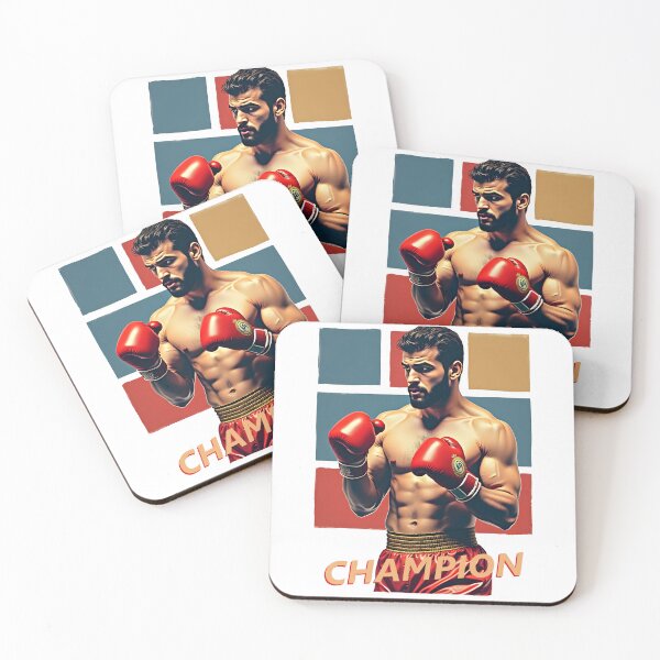 Item preview, The Boxing Champion Abstract Art Poster designed and sold by Museum Of Non-Existing Art.