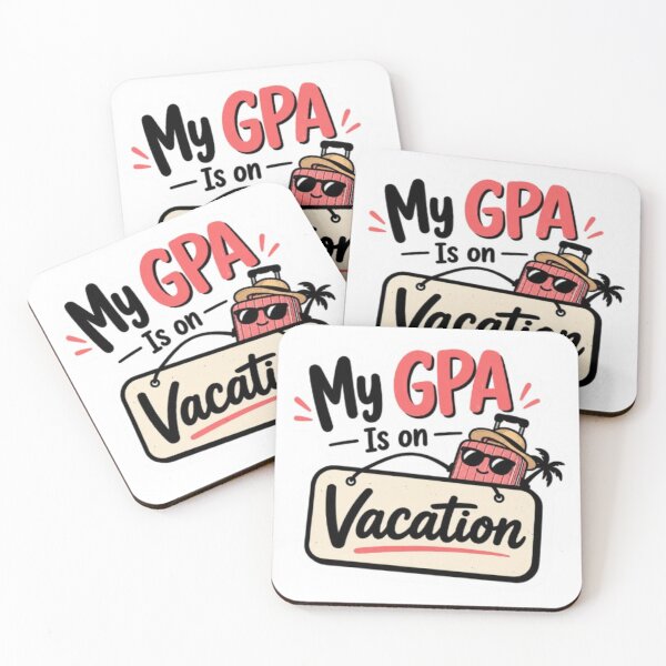 Item preview, My GPA Is on Vacation Funny Student Travel Sticker designed and sold by Sidra53Studio.