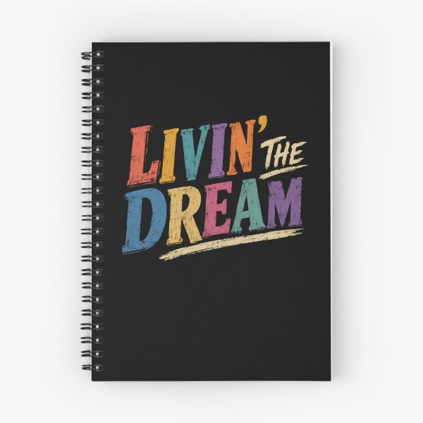 Item preview, Livin' The Dream Positive Quote Inspirational Saying Dreamers designed and sold by RetroMini2026.