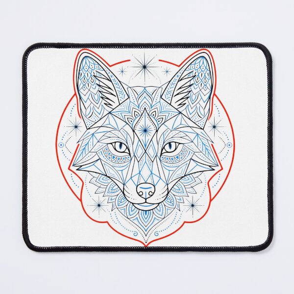 Item preview, Geometric Fox Mandala Tattoo designed and sold by Sabsll.