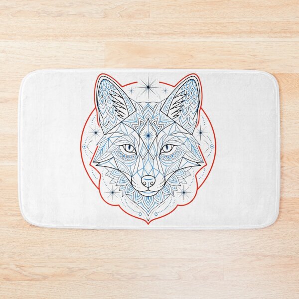 Item preview, Geometric Fox Mandala Tattoo designed and sold by Sabsll.