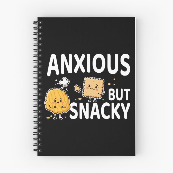 Item preview,  Anxious but Snacky – Funny Snack Design with Chips and Crackers designed and sold by Skryp-art.