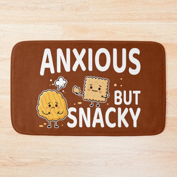 Item preview,  Anxious but Snacky – Funny Snack Design with Chips and Crackers designed and sold by Skryp-art.