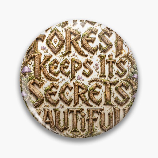 Item preview, The Forest Keeps Its Secrets Beautiful – Enchanted Forest Sticker designed and sold by InkPixell.