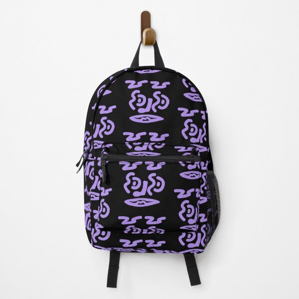 Item preview, Purple Spiral Doodle Face – Abstract Minimalist Character Art designed and sold by felipemaldonadoart.