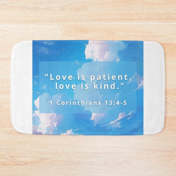 Item preview, Love Is Patient, Love Is Kind - Bible Verse Sky & Clouds designed and sold by icreativestudio.