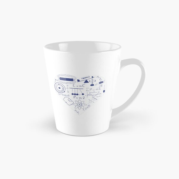 Item preview, Blue & white STEM Physics science heart designed and sold by Anne Londez Studio.