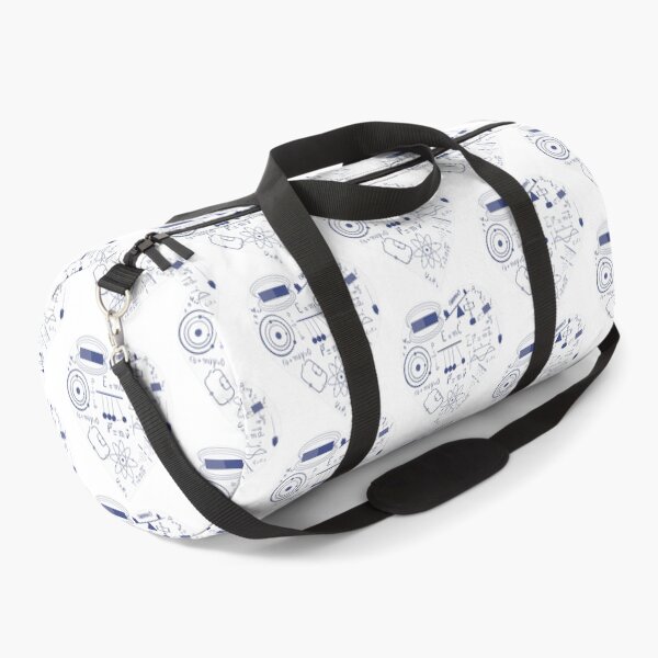 Item preview, Blue & white STEM Physics science heart designed and sold by Anne Londez Studio.