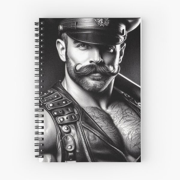 Item preview, Gay Leather Daddy Sir Dom Defiant Currency Tom of Finland Tribute Gay Pride Graphic Design designed and sold by ItsAKinkThing.