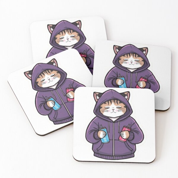 Item preview, No Sleep Just Gaming Cat Sticker designed and sold by Stylestickers55.