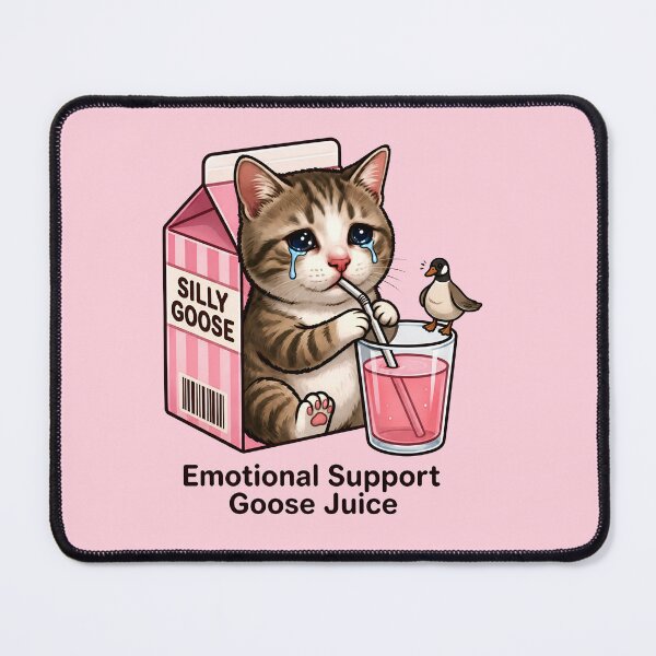 Item preview, Emotional Support Goose Juice Funny Crying Cat Meme | Silly Goose Humor designed and sold by ronakris009.
