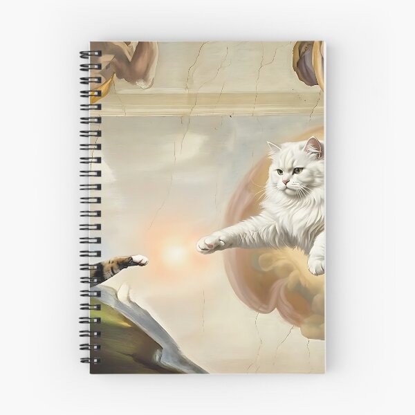 Item preview, Cat Creation of Adam: Michelpurrgelo's Furry Masterpiece designed and sold by ToxicInkArt.