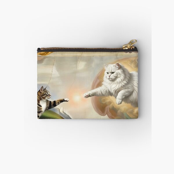 Item preview, Cat Creation of Adam: Michelpurrgelo's Furry Masterpiece designed and sold by ToxicInkArt.