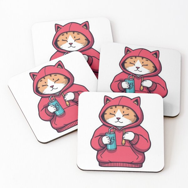 Item preview, No Sleep Just Gaming Cat Sticker designed and sold by Stylestickers55.