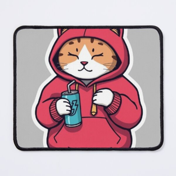 Item preview, No Sleep Just Gaming Cat Sticker designed and sold by Stylestickers55.