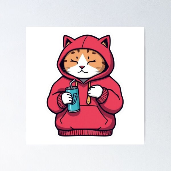 Item preview, No Sleep Just Gaming Cat Sticker designed and sold by Stylestickers55.